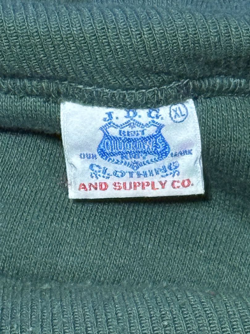 ジョングラッコー　ダークグリーン ダブルフェイス　後付けパーカー