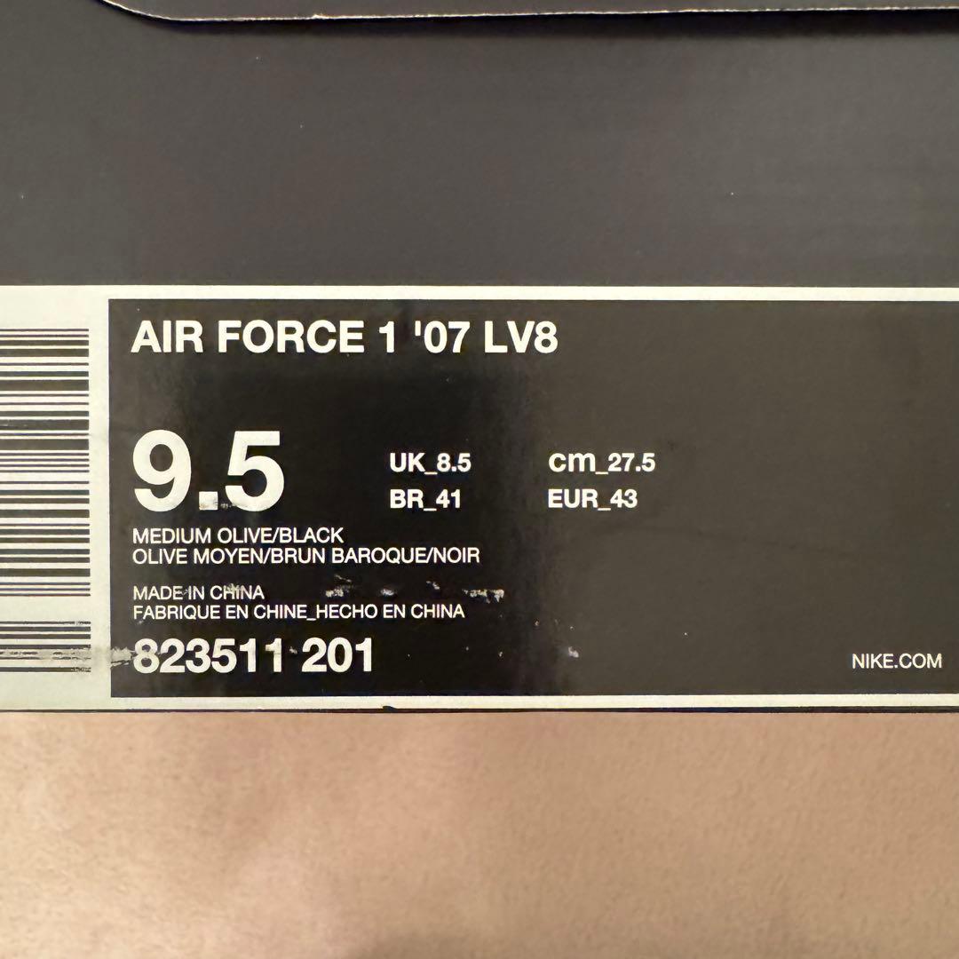 Nike Air Force 1 ’07 LV8 カモ オリーブ 27.5