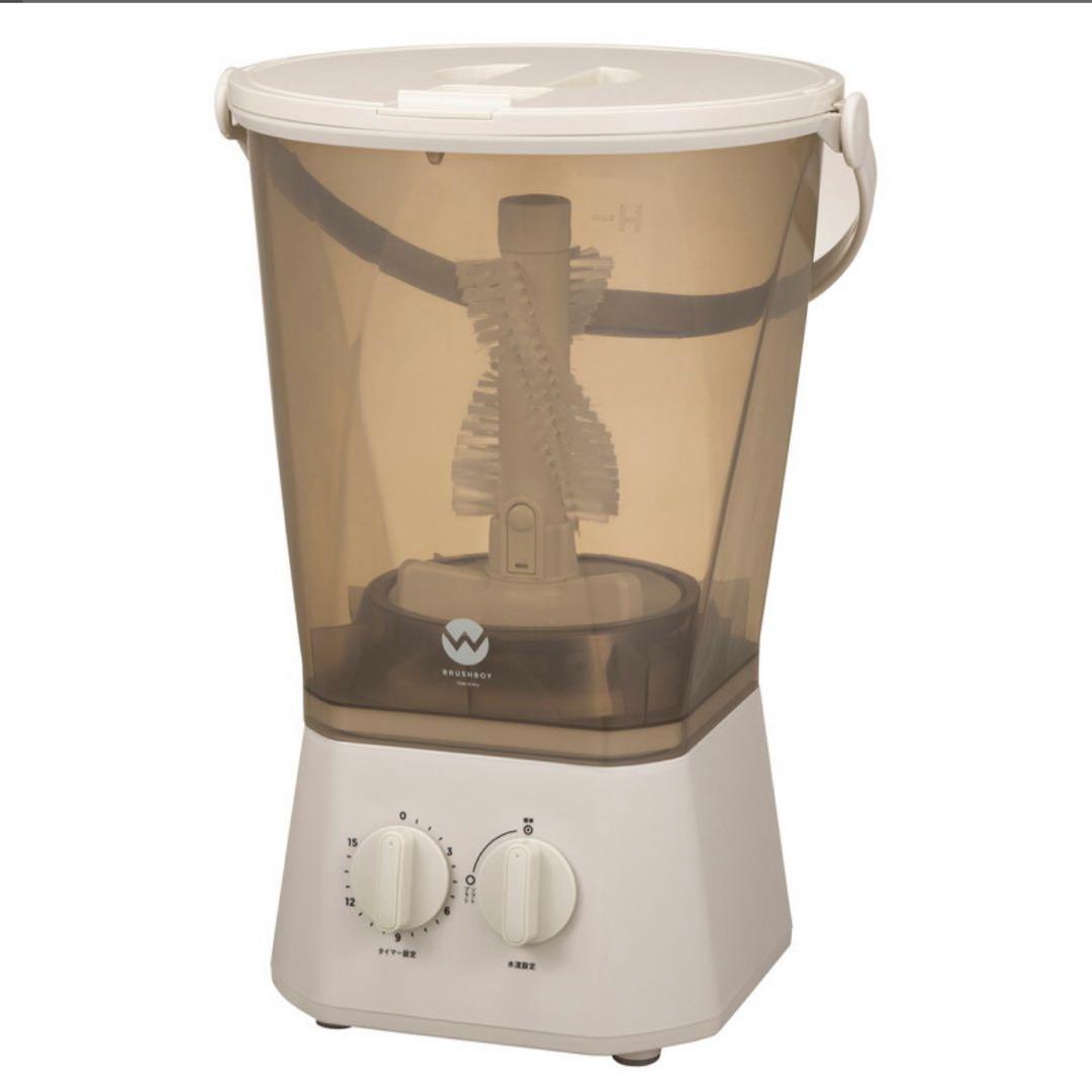 メーカー保証付き　バケツ型 小型洗濯機 ブラッシュボーイ TOM-12 Pro