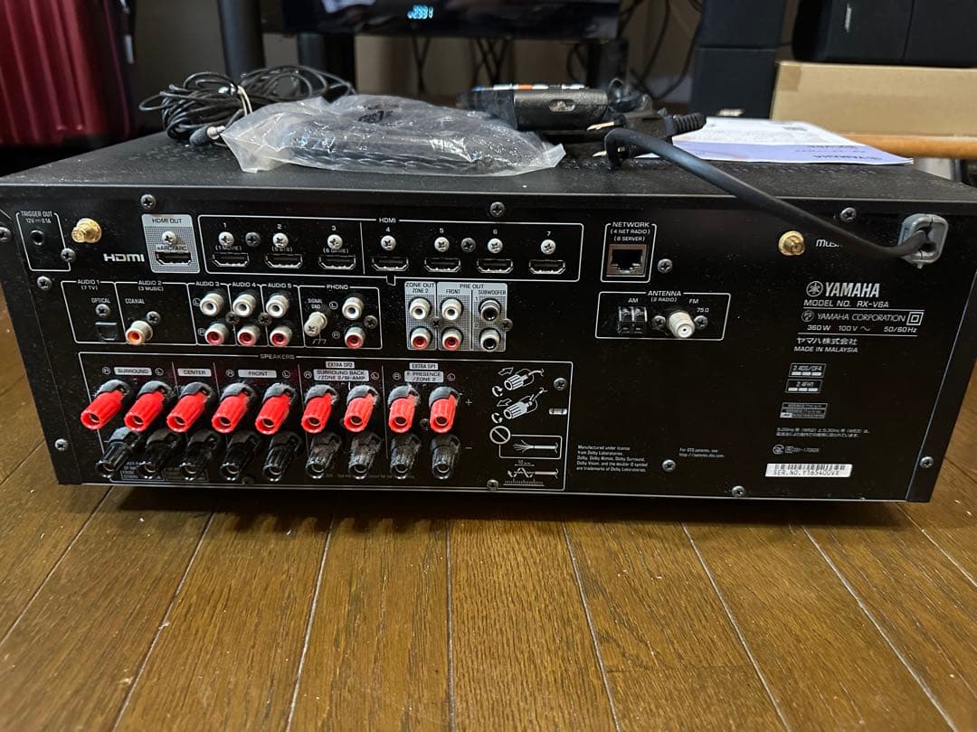 YAMAHA AVアンプRX-V6A + Bose 5.1スピーカーAM-10Ⅳ