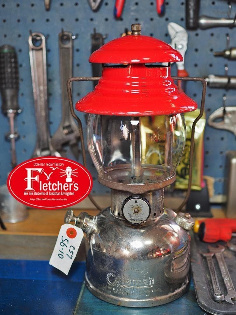 メッキタンクの赤ランタン 1951年2月 カナダコールマン 200　r20