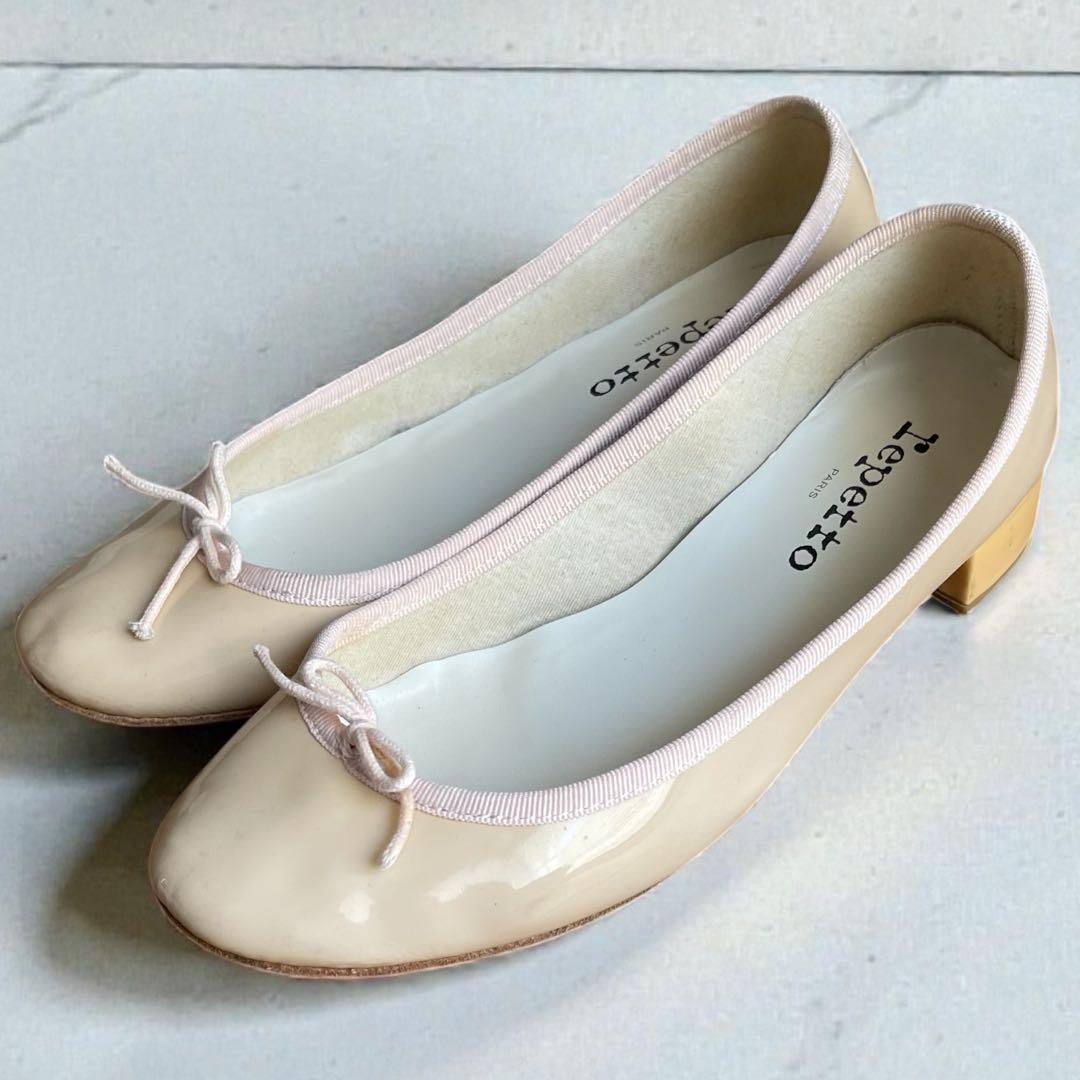 repetto Camille Ballerinas チャンキーベージュ38.5