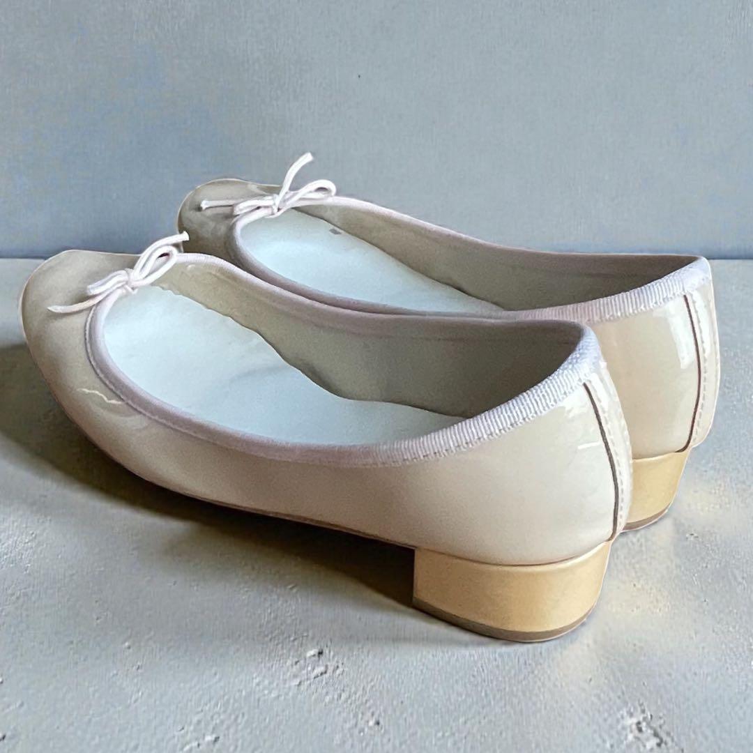 repetto Camille Ballerinas チャンキーベージュ38.5