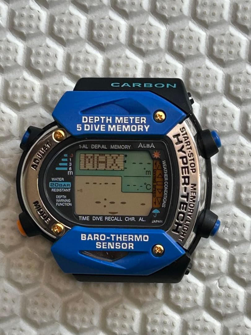 セイコー ALBA ハイパーテック W760-4A10 ベルト無 ジャンク扱い