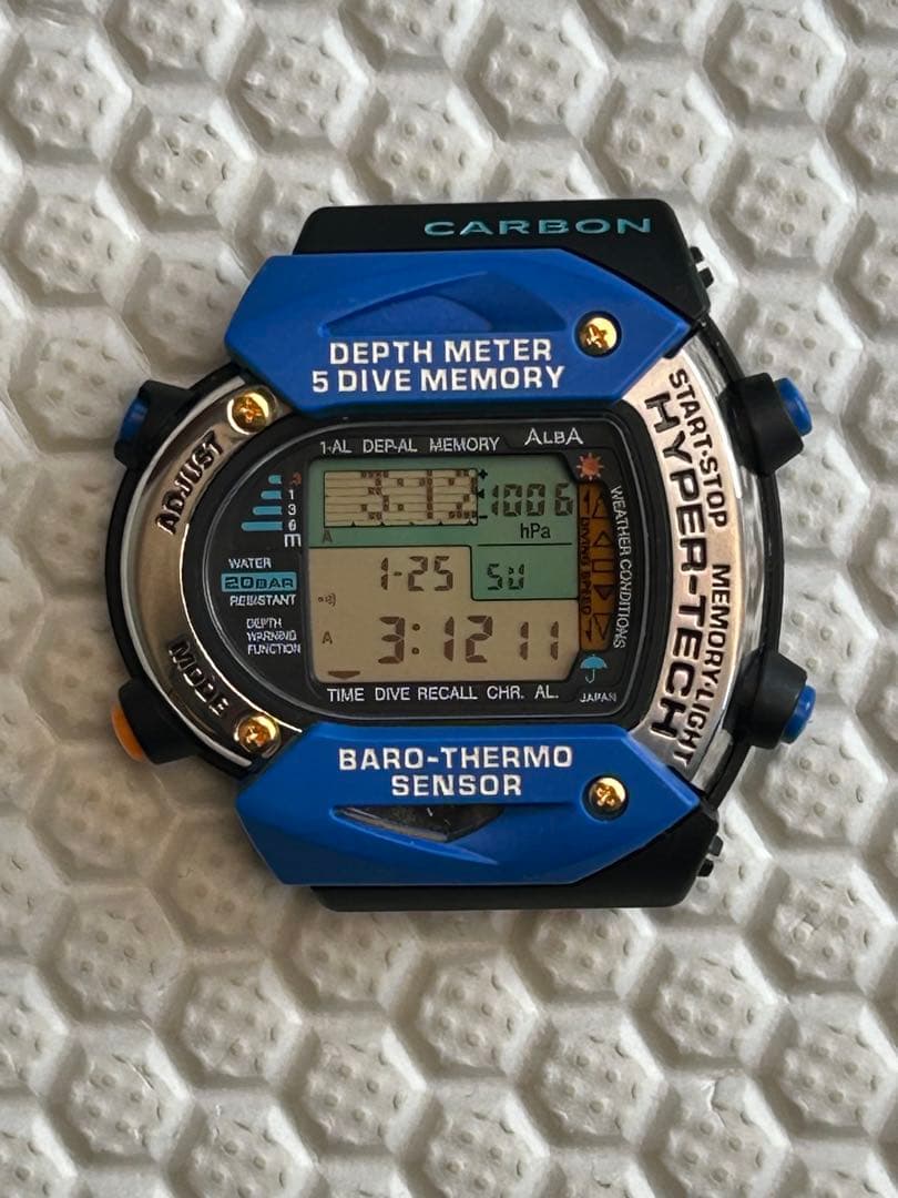 セイコー ALBA ハイパーテック W760-4A10 ベルト無 ジャンク扱い