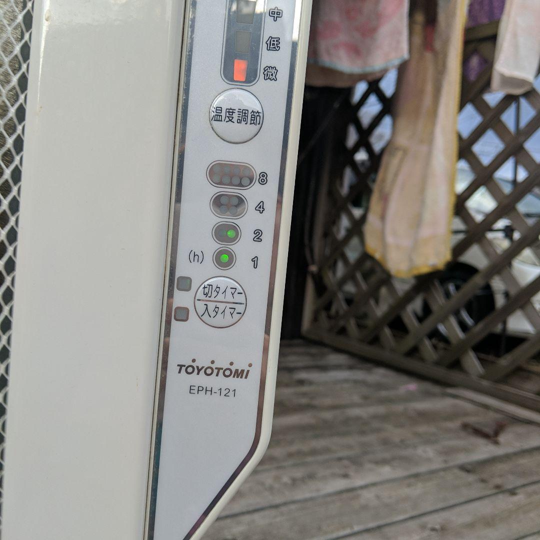 パネルヒーター　TOYOTOMI EPH-121(WM) WHITE