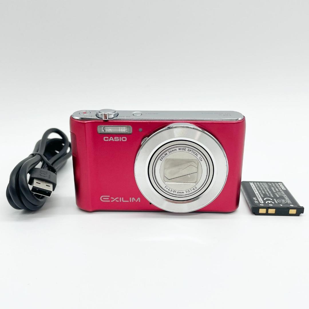 ★ CASIO デジタルカメラ EXILIM EX-ZS240RD レッド