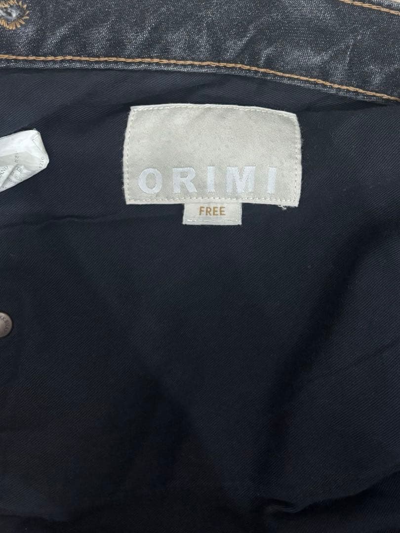 パンツ orimi 24aw overlap baggy denim