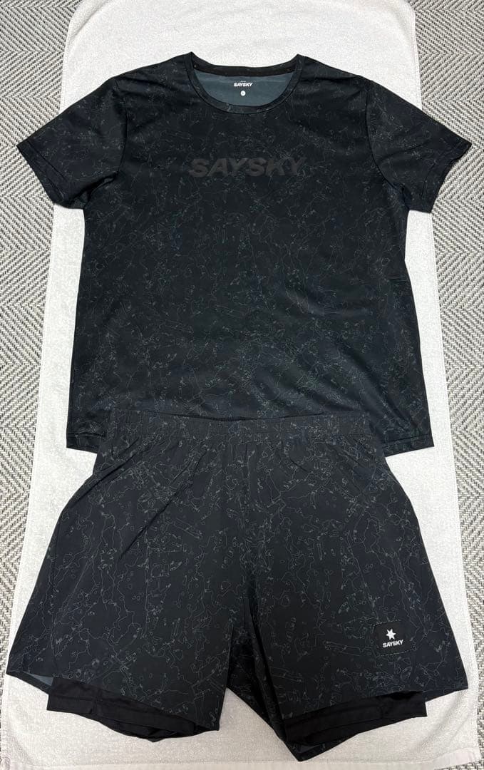 SAYSKY ランニングウェア セットアップ(Lサイズ)