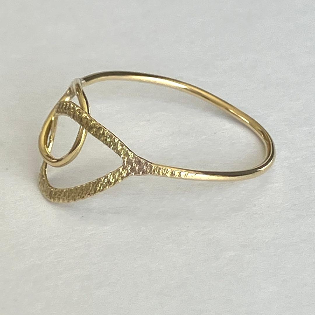 K18 18金　14号　リング　21