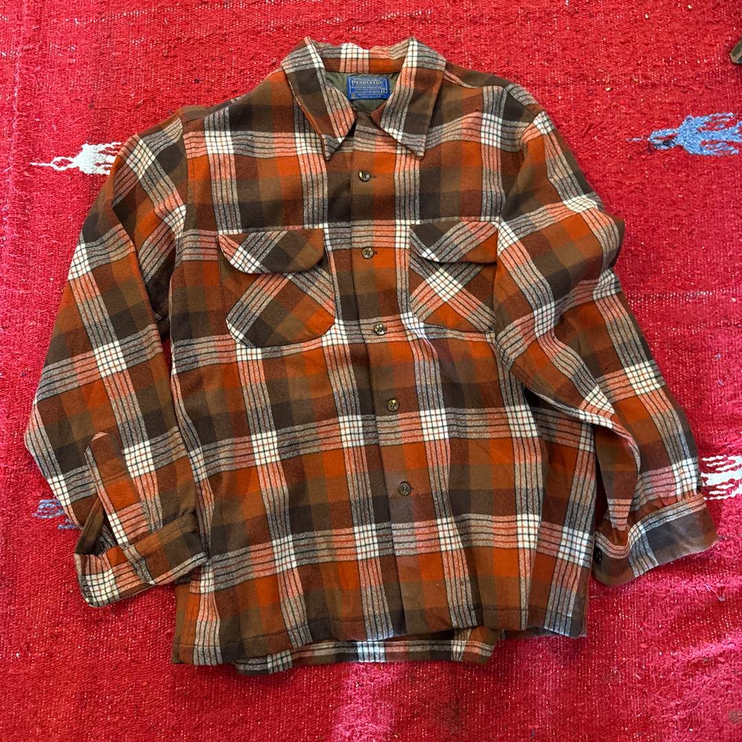 ヴィンテージ PENDLETON ペンデルトン ウールシャツ L USA製