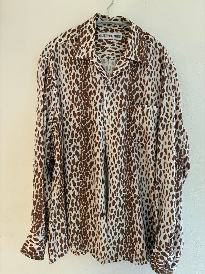 WACKO MARIA レオパード　シャツ