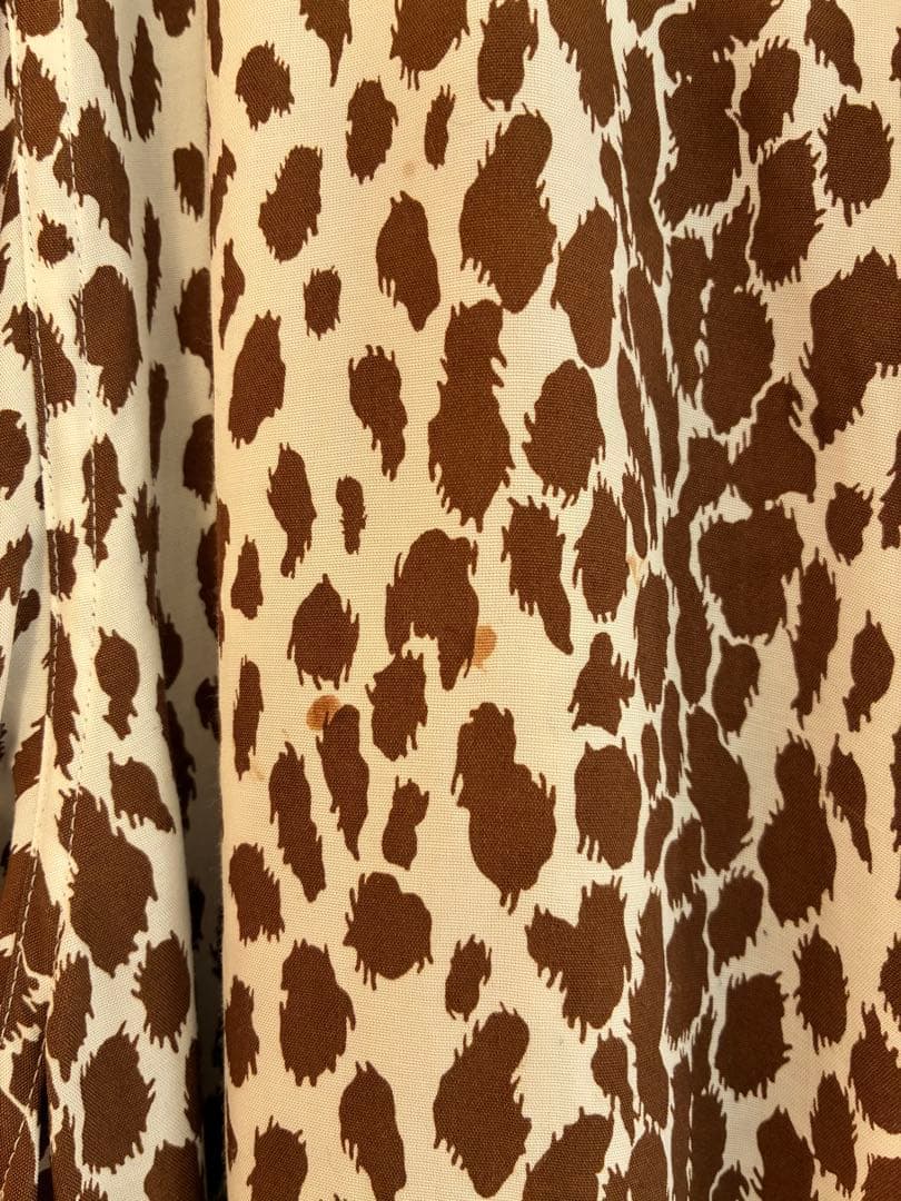 WACKO MARIA レオパード　シャツ