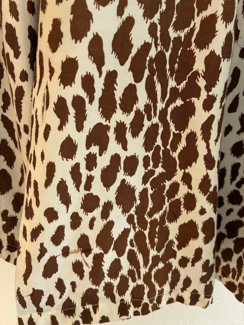 WACKO MARIA レオパード　シャツ