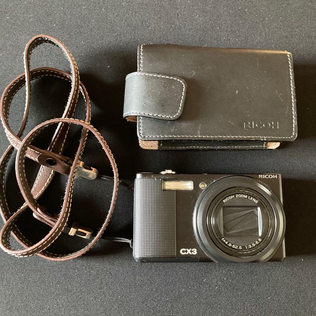 【美品】RICOH CX3 ブラック コンデジ