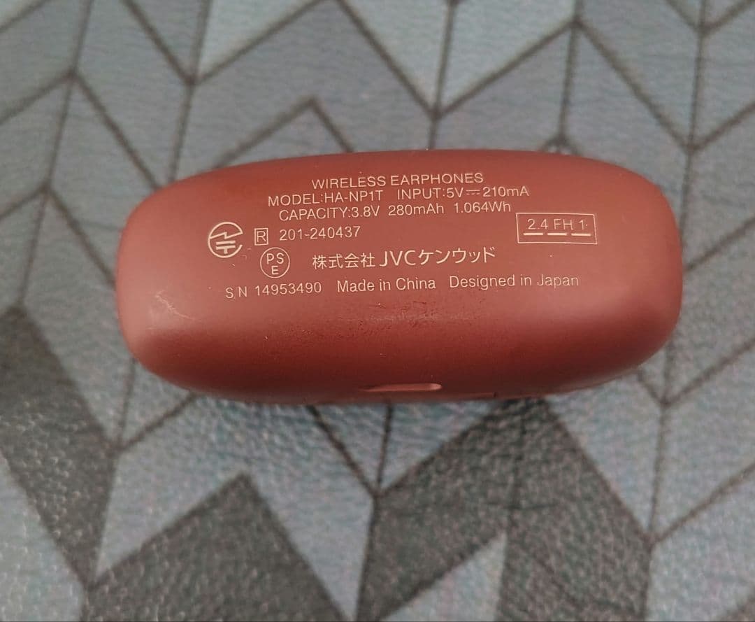 Victor HA-NP1T ワイヤレスイヤホン　マルーン
