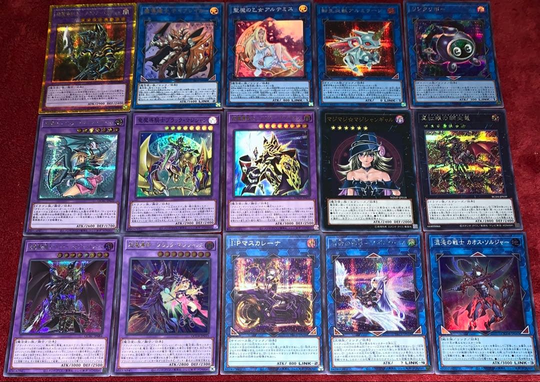 遊戯王　大会構築ブラックマジシャンデッキ40枚＋E X15枚