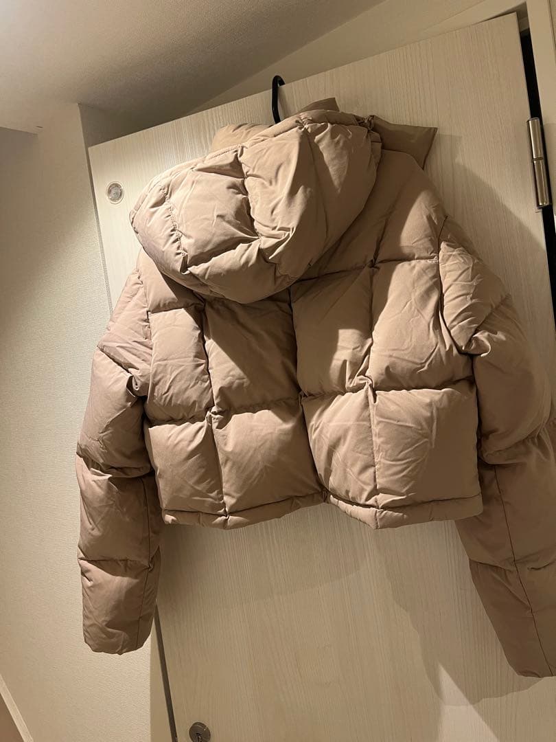  JEANS ベージュショートダウンジャケット