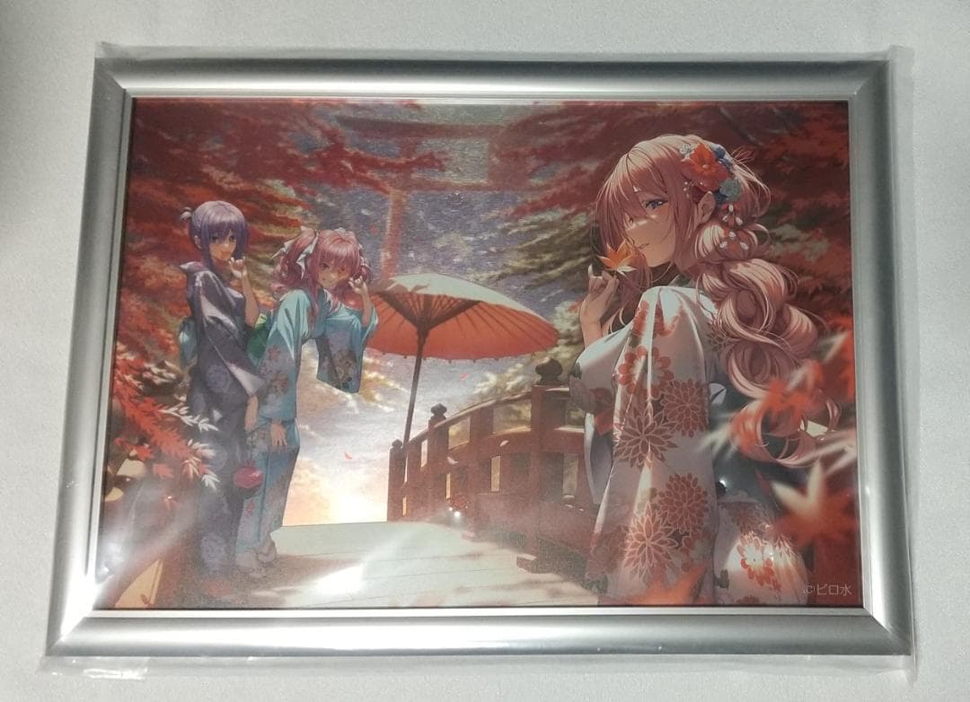 N*0様 【はにかみ彼女】メタルアートプレート 神絵祭 2024 ピロ水