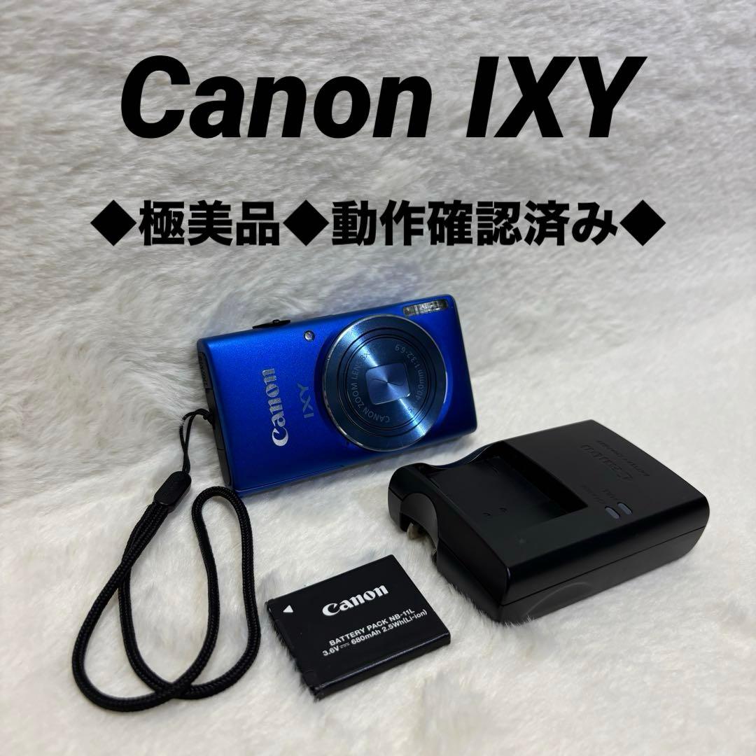 ◆極美品◆Canon IXY100Fコンパクトデジタルカメラ 青Wi-Fi搭載