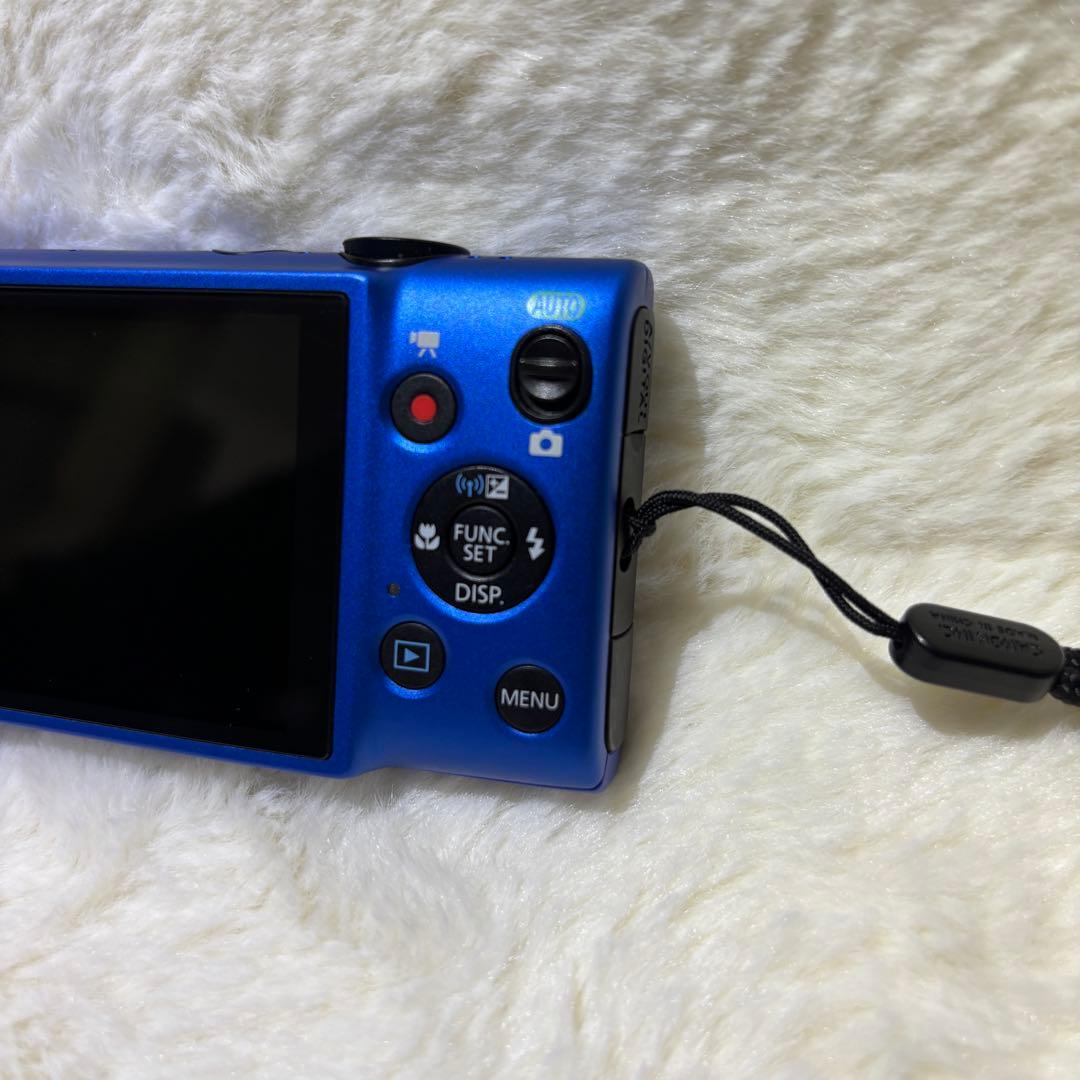 ◆極美品◆Canon IXY100Fコンパクトデジタルカメラ 青Wi-Fi搭載