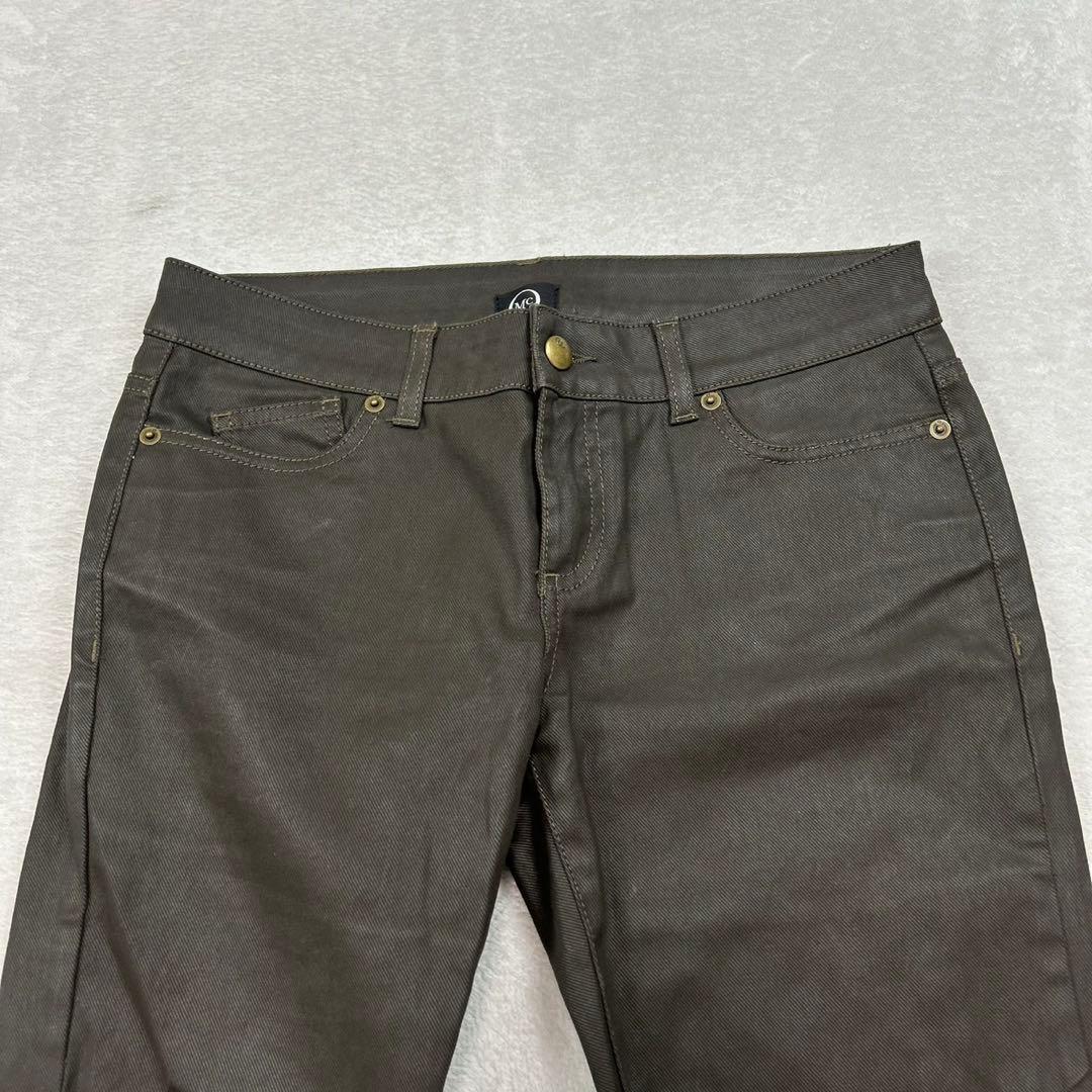 K368 アレキサンダーマックイーン 27 S ロゴ刺繍 デニム レディース