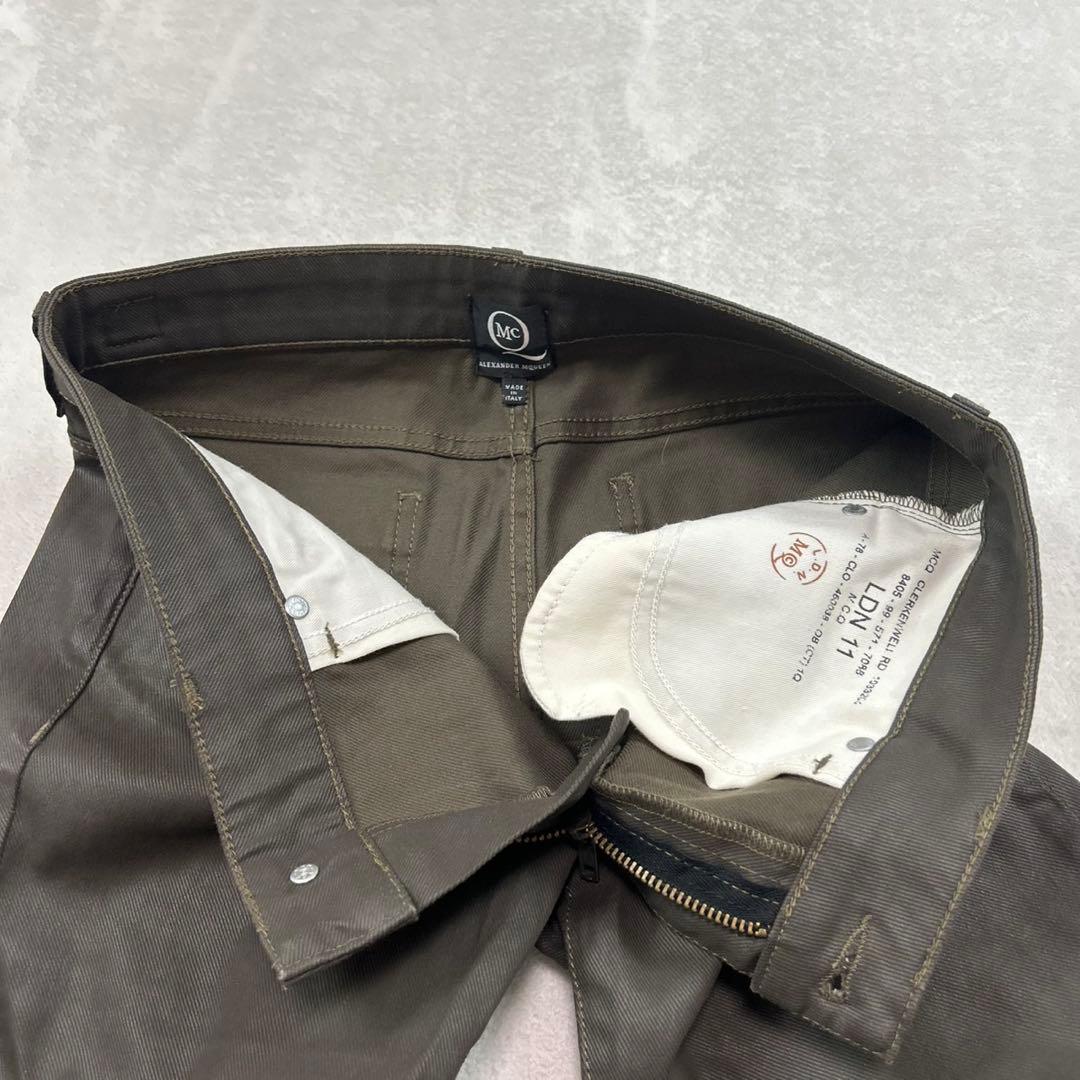 K368 アレキサンダーマックイーン 27 S ロゴ刺繍 デニム レディース