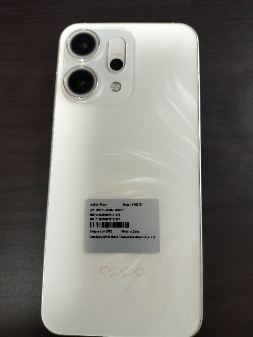 OPPO Reno14 5G オパールホワイト　本体