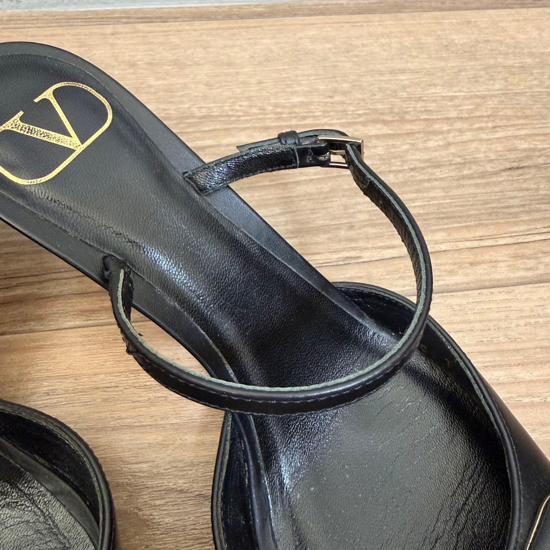 Valentino ブラック ハイヒール ポインテッドトゥ