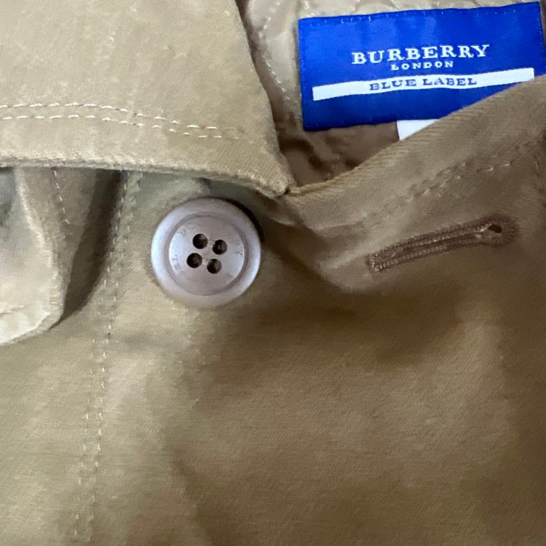 BURBERRY ブルーレーベル ミリタリージャケット 36 カーキ