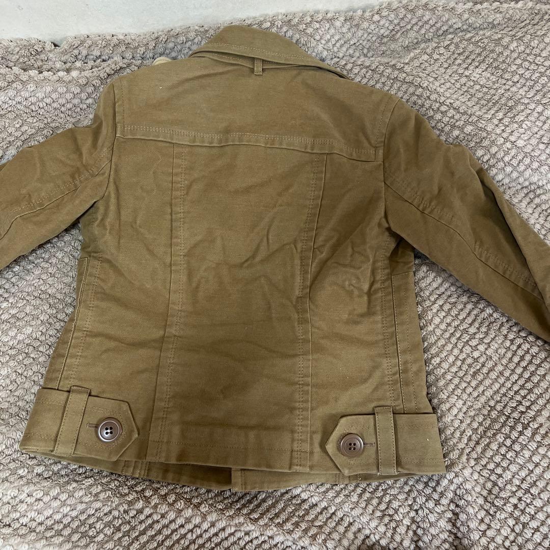 BURBERRY ブルーレーベル ミリタリージャケット 36 カーキ