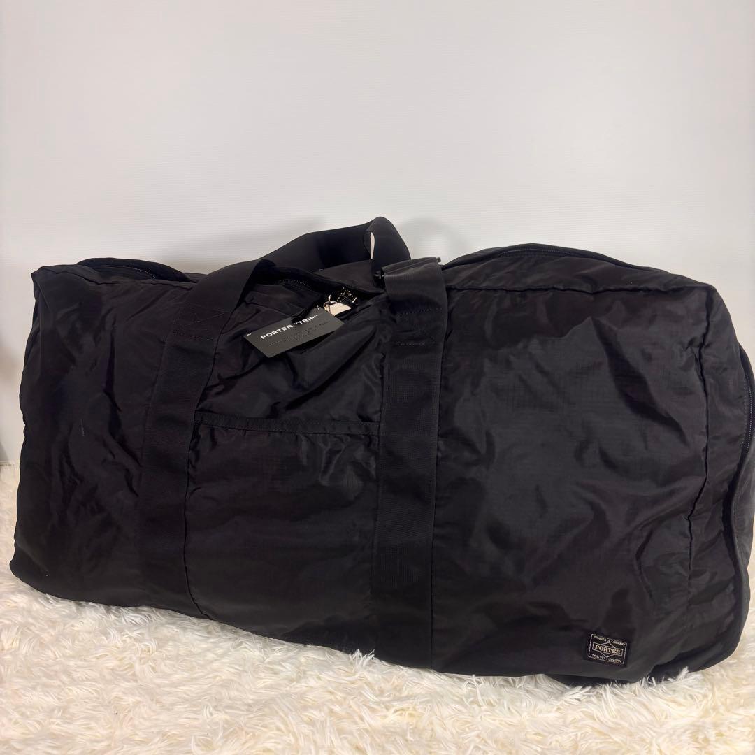 PORTER ポータートリップ　ナイロンボストンバッグ　大容量　ブラック