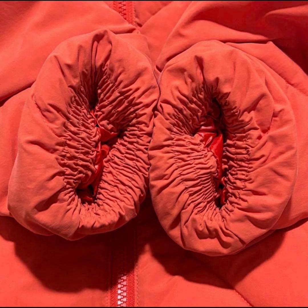 美品 最新 現行モデルエーグル 撥水 ショートパデッドフーデッドダウンジャケット