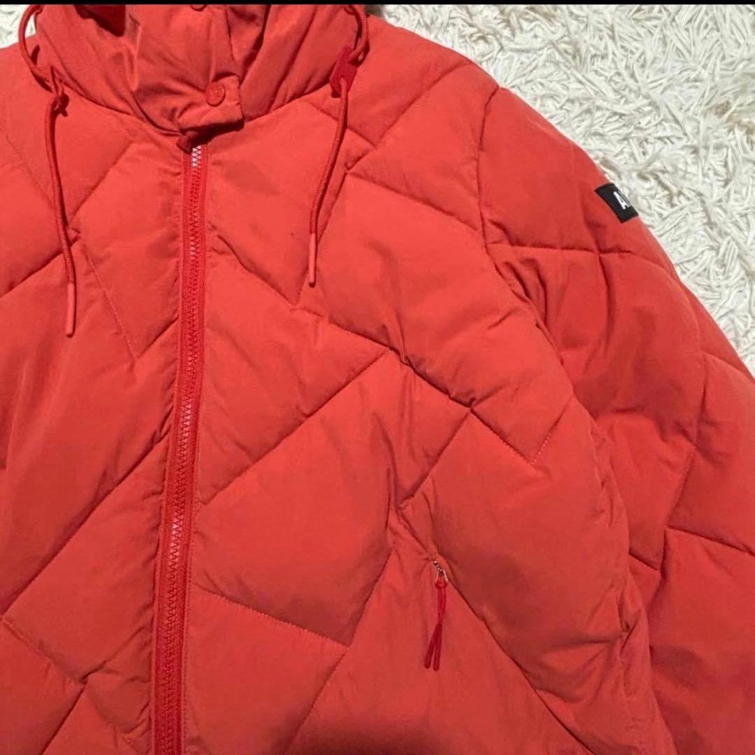 美品 最新 現行モデルエーグル 撥水 ショートパデッドフーデッドダウンジャケット