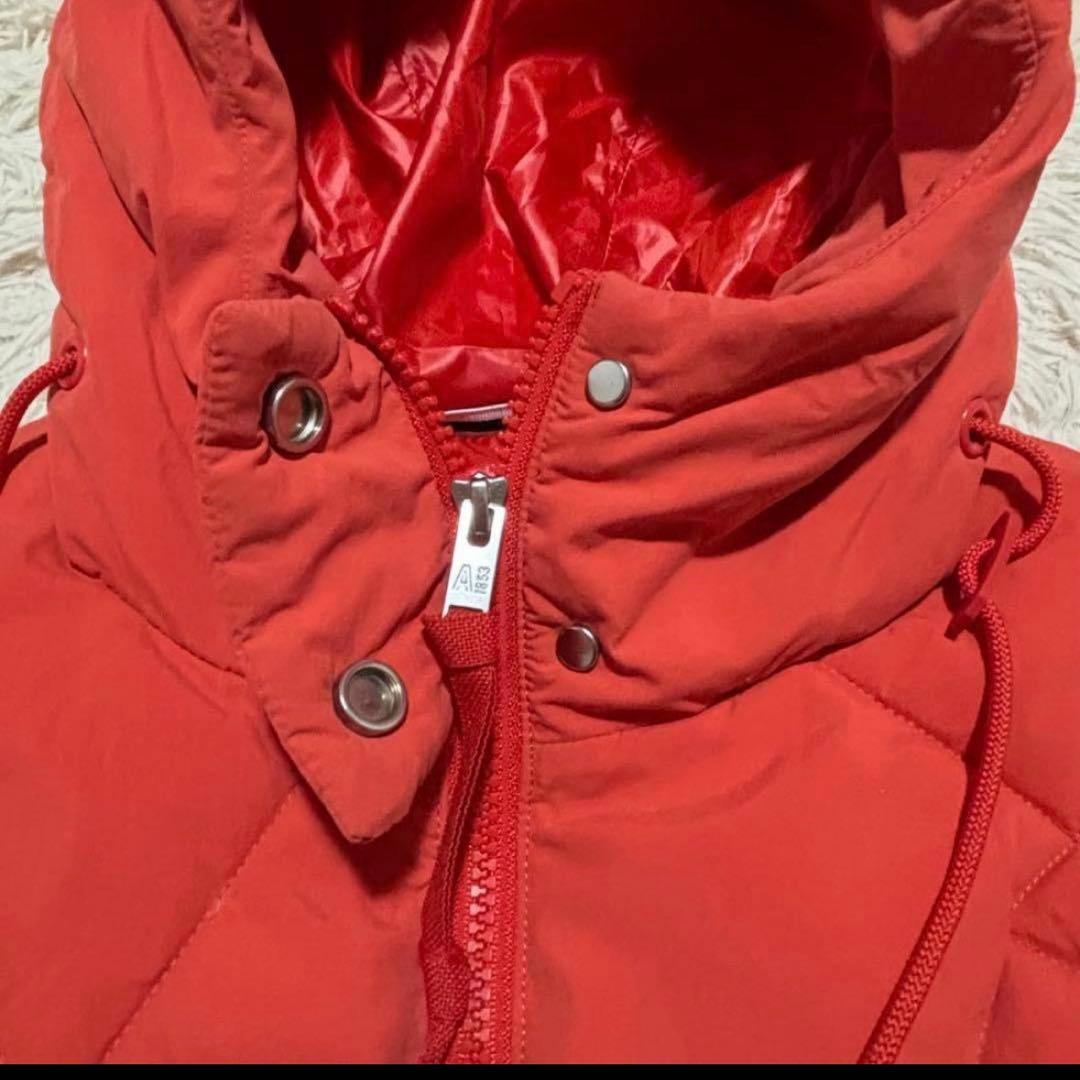 美品 最新 現行モデルエーグル 撥水 ショートパデッドフーデッドダウンジャケット