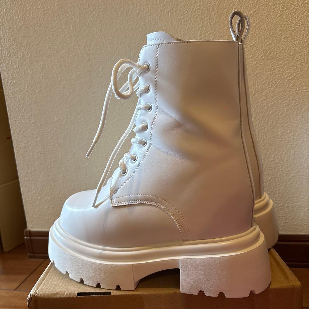 HSKTokyo 厚底×シークレットブーツ 16.5cm 白