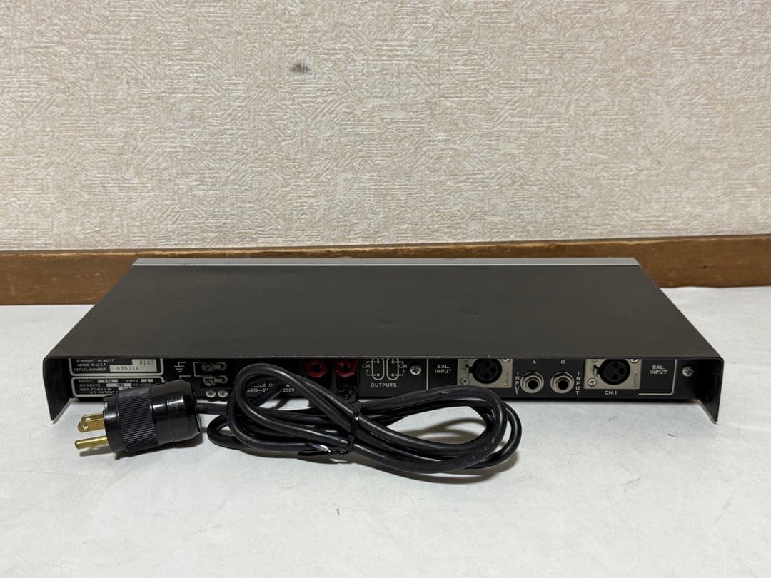 動作品 CROWN D-75 AMCRON クラウン 業務用パワーアンプ