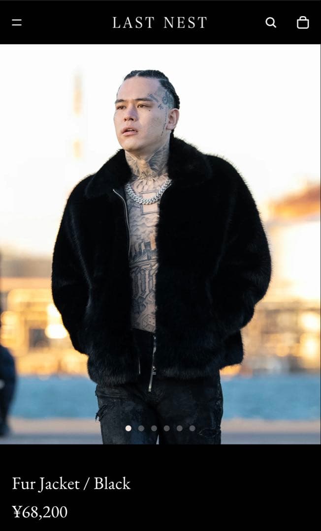 【yzerr着用】 即完品 LAST NEST ファージャケット Mサイズ