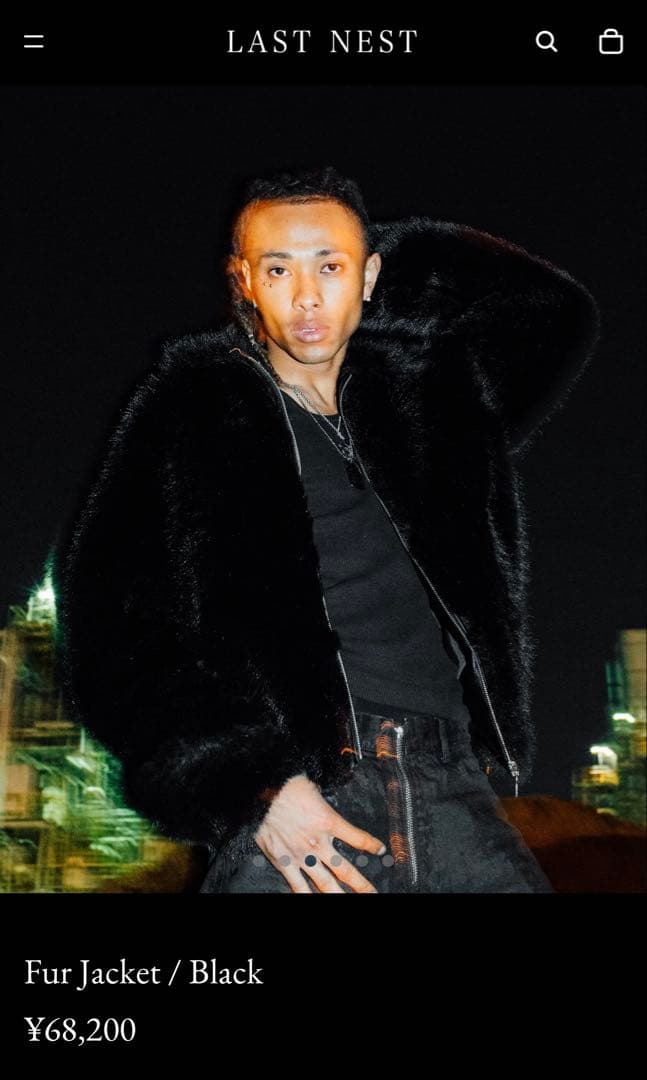 【yzerr着用】 即完品 LAST NEST ファージャケット Mサイズ