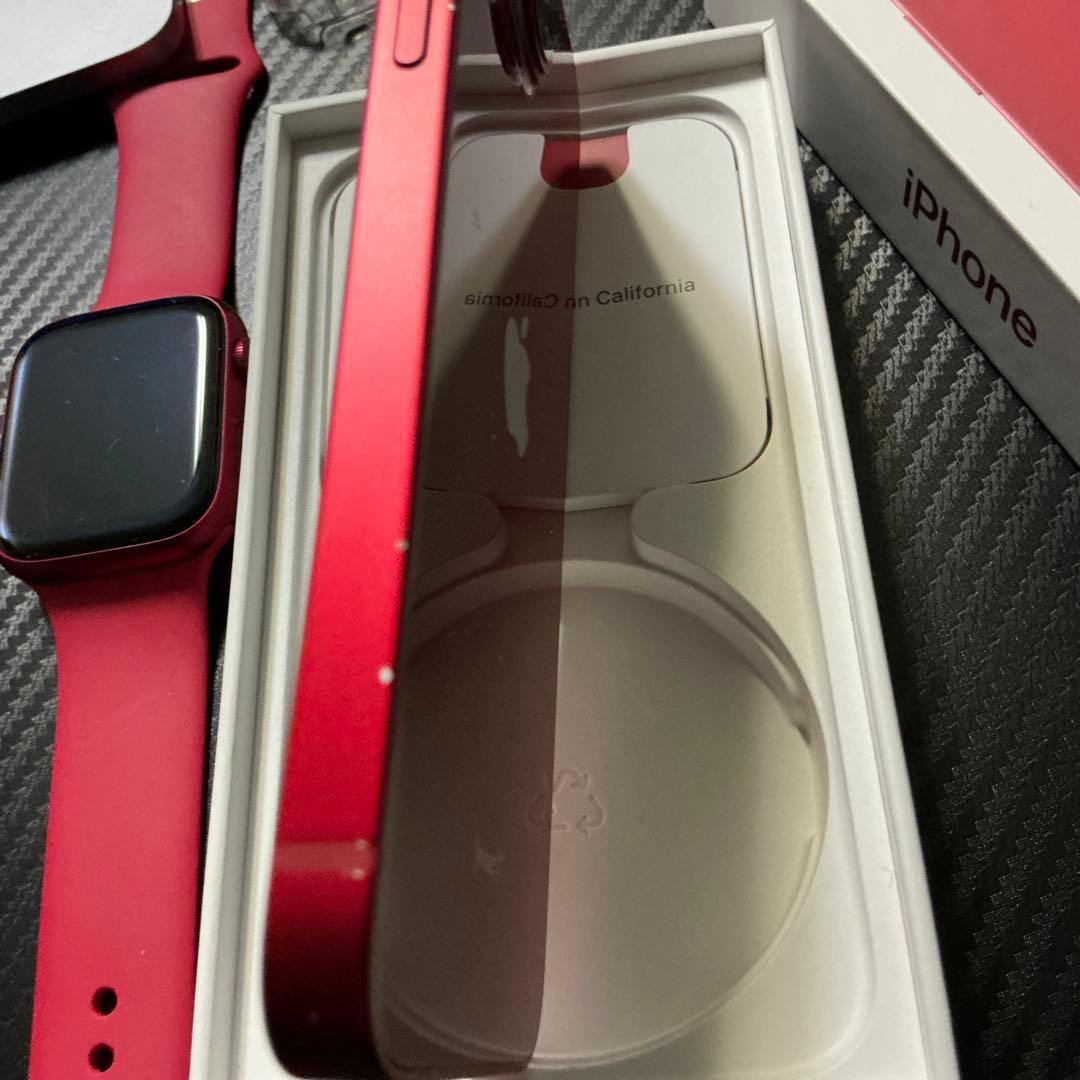 スマートフォン本体 iPhone 13 mini 128GB + Apple Watch S7