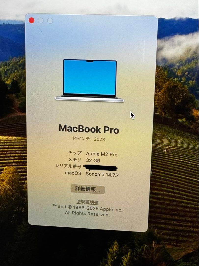 MacBook本体 LyrarinaMacBook Pro 14 M2 Pro 2023 32