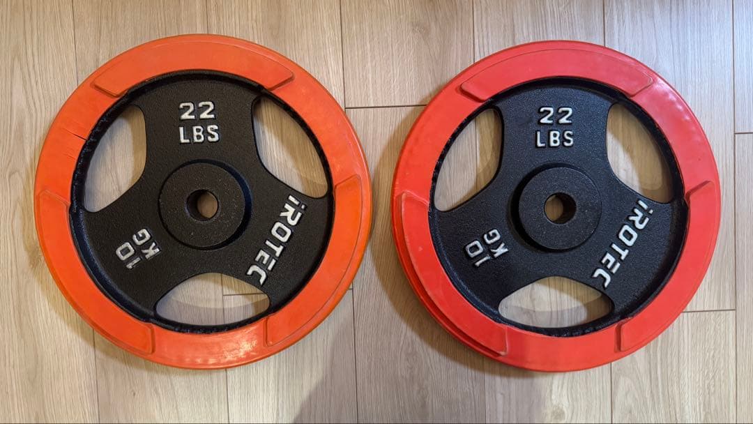 iROTEC ダンベルプレート 10kg 2枚セット