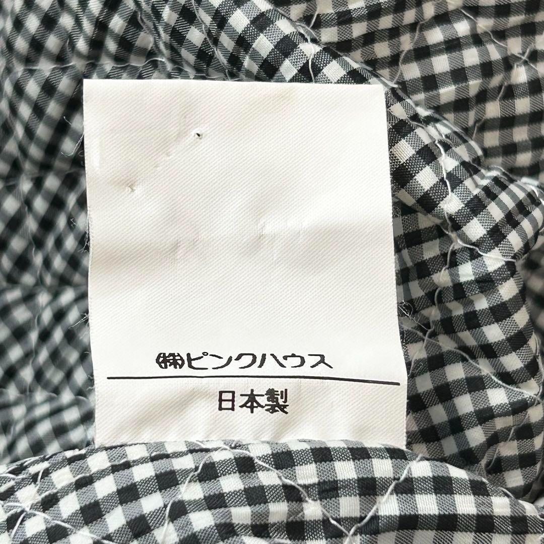 ピンクハウス ボアスタジャン オーバーサイズ ワッペン ブラック