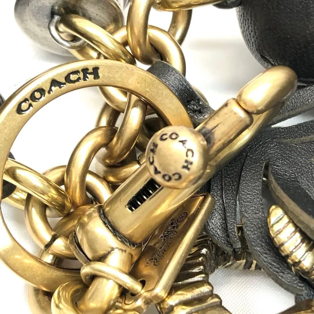 【美品✨希少】　コーチ　バッグチャーム　チャーム　キーリング　ラムスカル