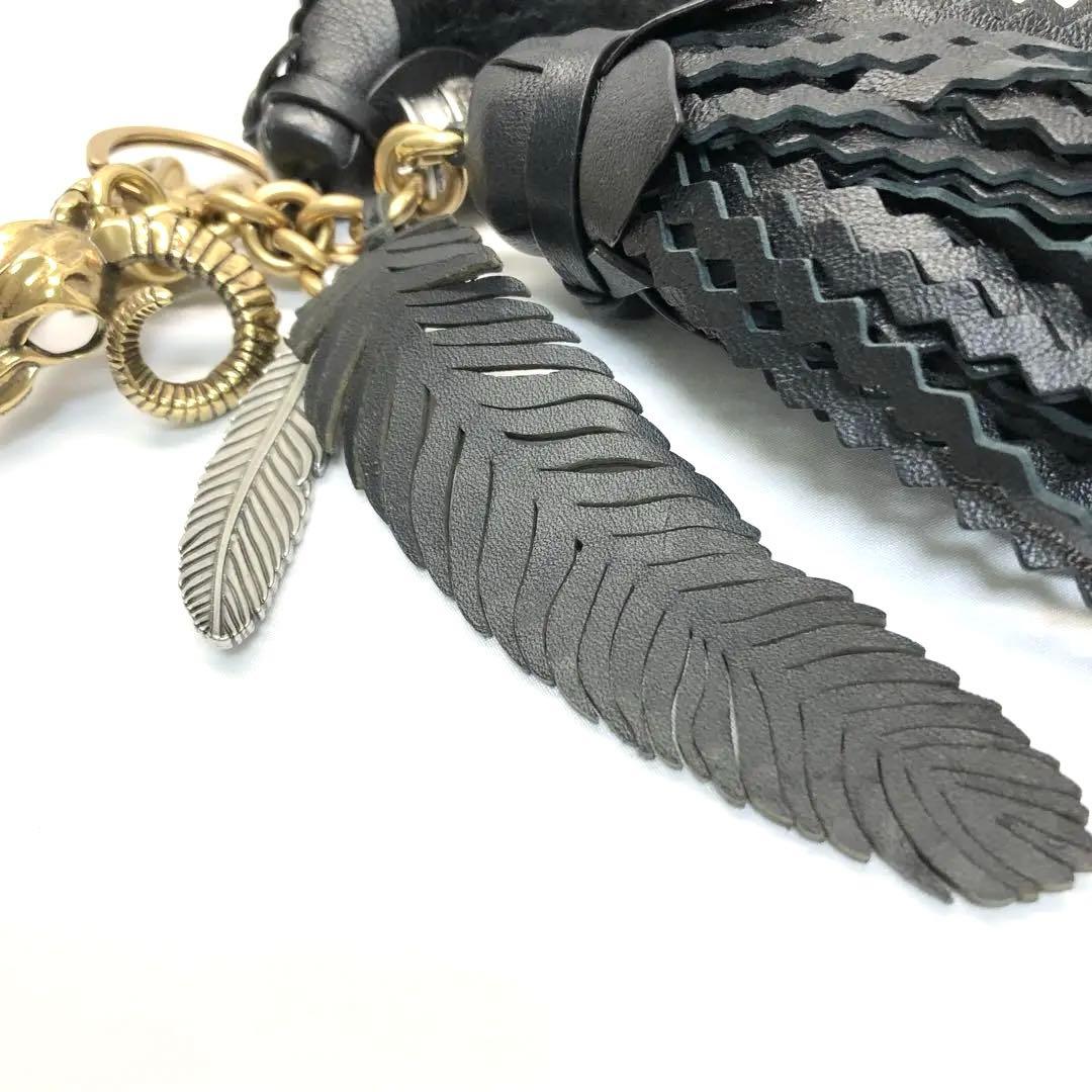 【美品✨希少】　コーチ　バッグチャーム　チャーム　キーリング　ラムスカル