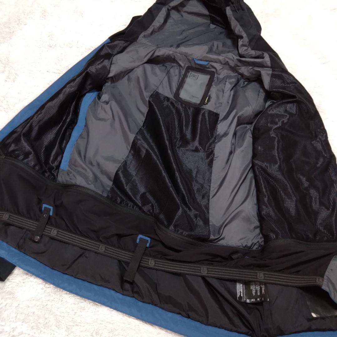BURTON　ak　スノーウェア　ゴアテックス　スノーボード　スキー　M　青白黒