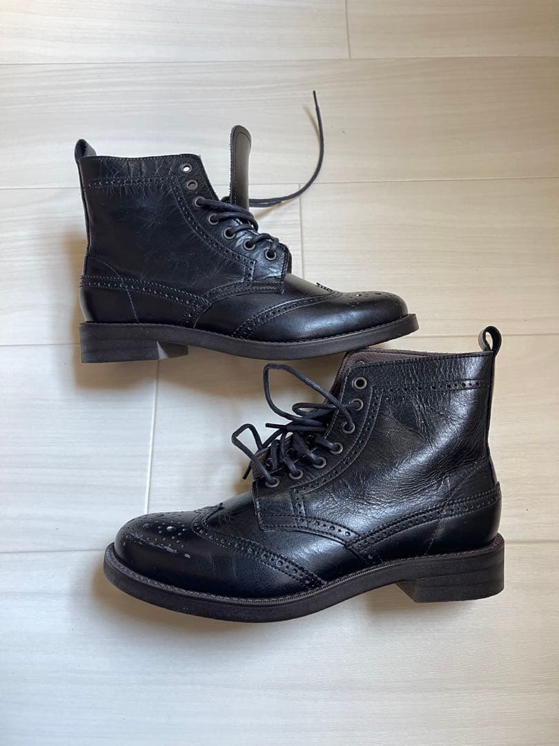 未使用 試着のみ レースアップブーツ 黒