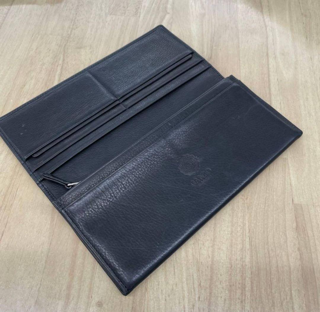 ganzo小銭入れ付き長財布 BABY CALF ベビーカーフ ファスナー