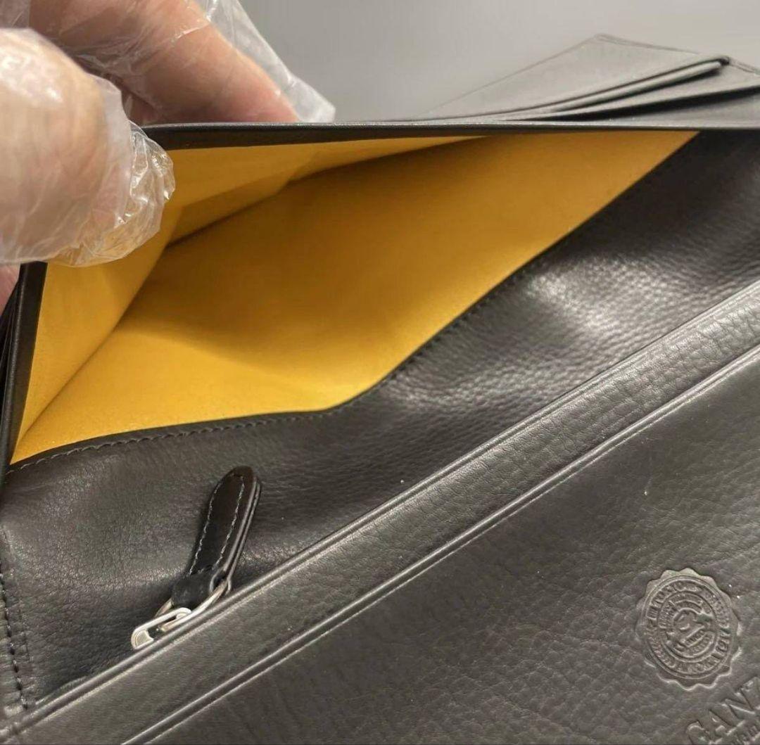 ganzo小銭入れ付き長財布 BABY CALF ベビーカーフ ファスナー