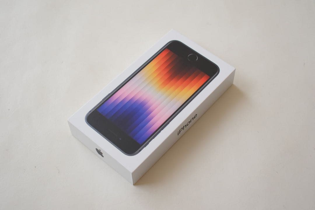 当日発送 新品 iPhoneSE 3 ミッドナイト 64gb SIMフリー